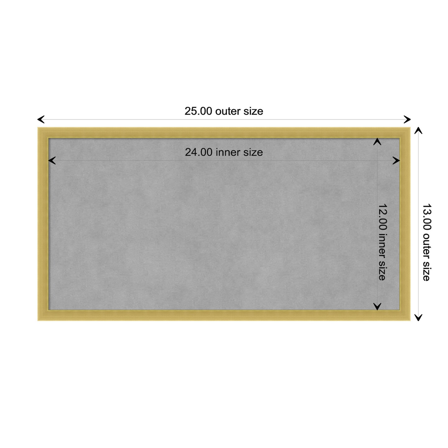 Svelte Wood Framed Magnetic Board