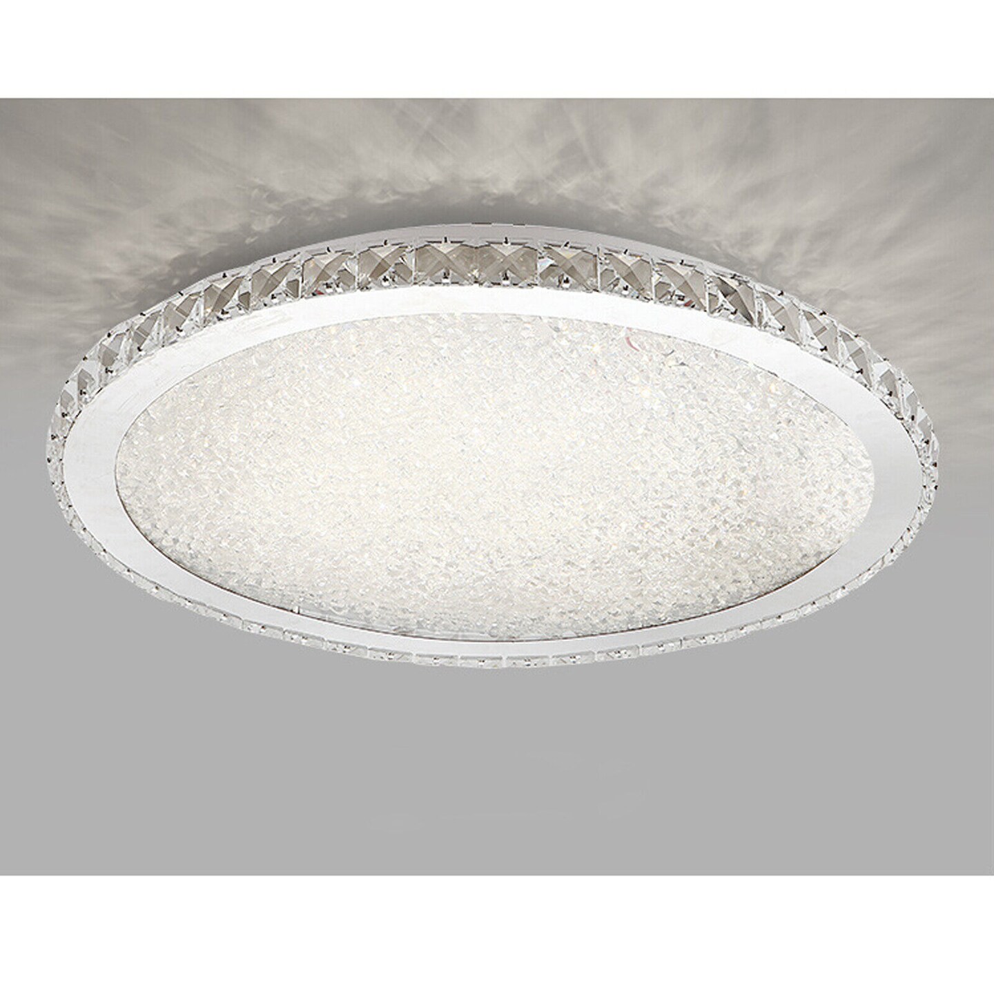 Kitcheniva Modern Crystal Flush Mount Chandelier Fixture