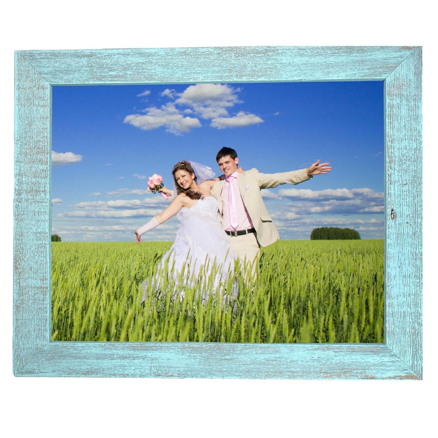 Rustic Farmhouse Standard Reclaimed Wood Picture Frame