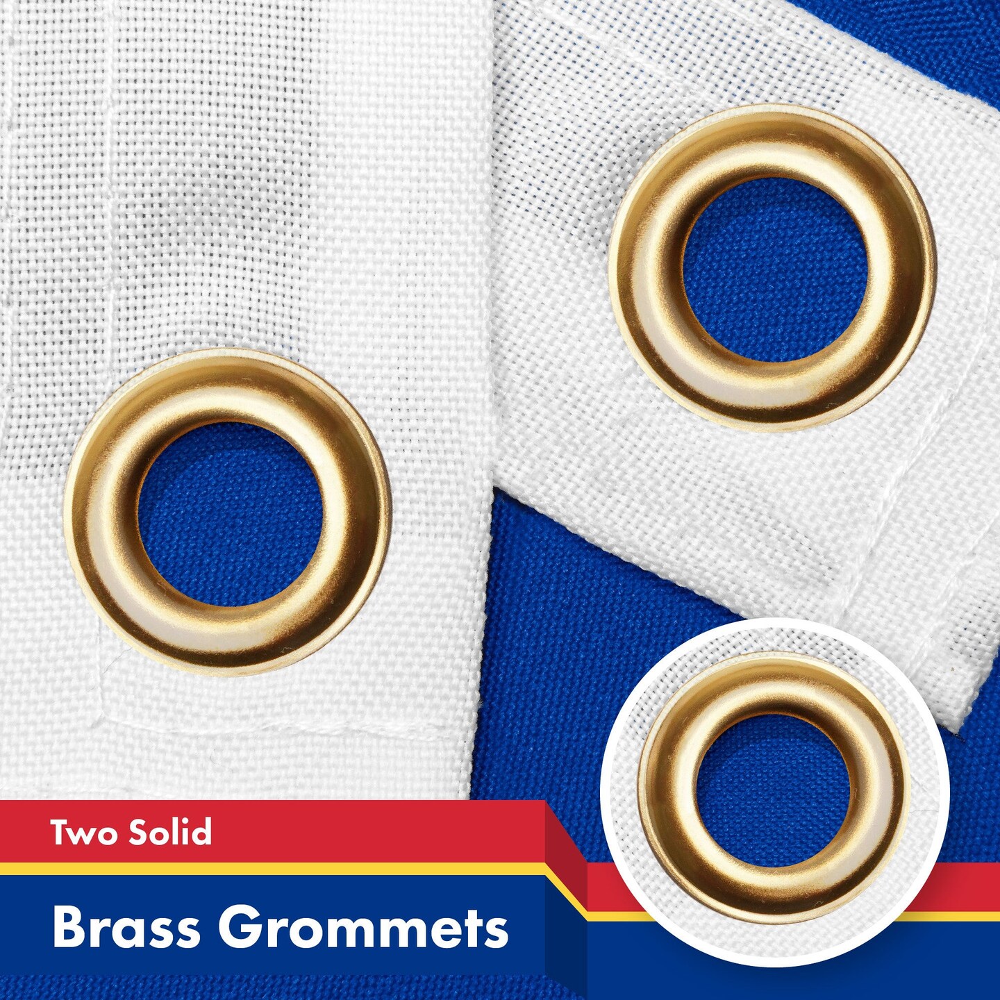 G128 Combo Pack: American USA Flag 3x5 Ft &#x26; Cape Verde Cape Verdean Flag 3x5 Ft | Both LiteWeave Pro Series Printed 150D Polyester | Country Flag, Indoor/Outdoor, Vibrant Colors, Brass Grommets