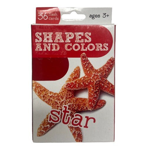 Shapes And Colors Flashcards 36 Pack Educational Learning Ages 3 And Up