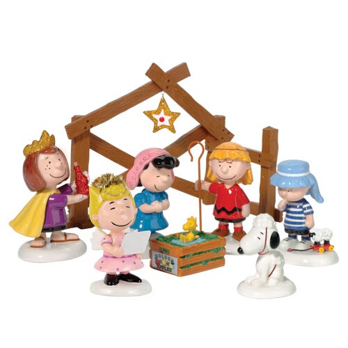 Department 56 Department 56 Peanuts Christmas Pageant 8-Piece Nativity Set #802162