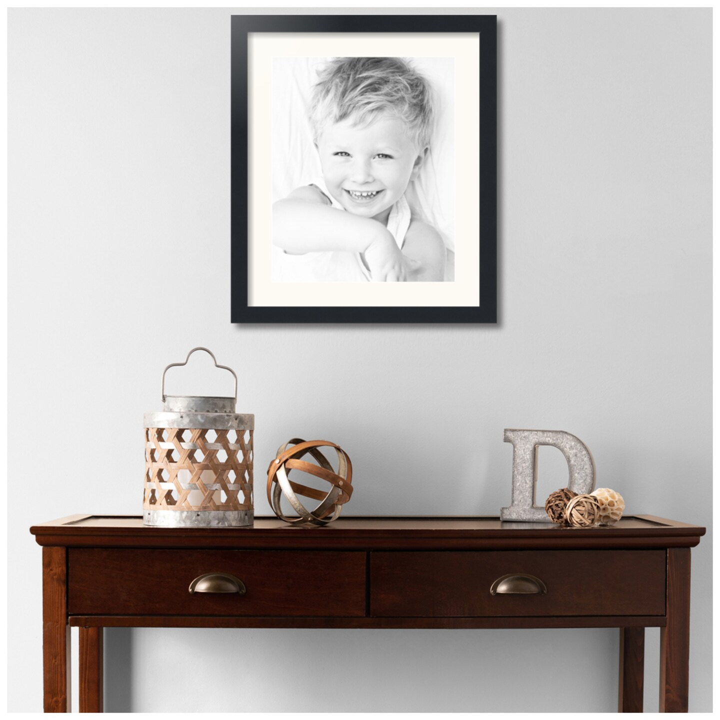 ArtToFrames 17x20&#x22; Matted Picture Frame with 13x16&#x22; Single Mat Photo Opening Framed in 1.25&#x22; Black and 2&#x22; Mat (FWM-3926-17x20)