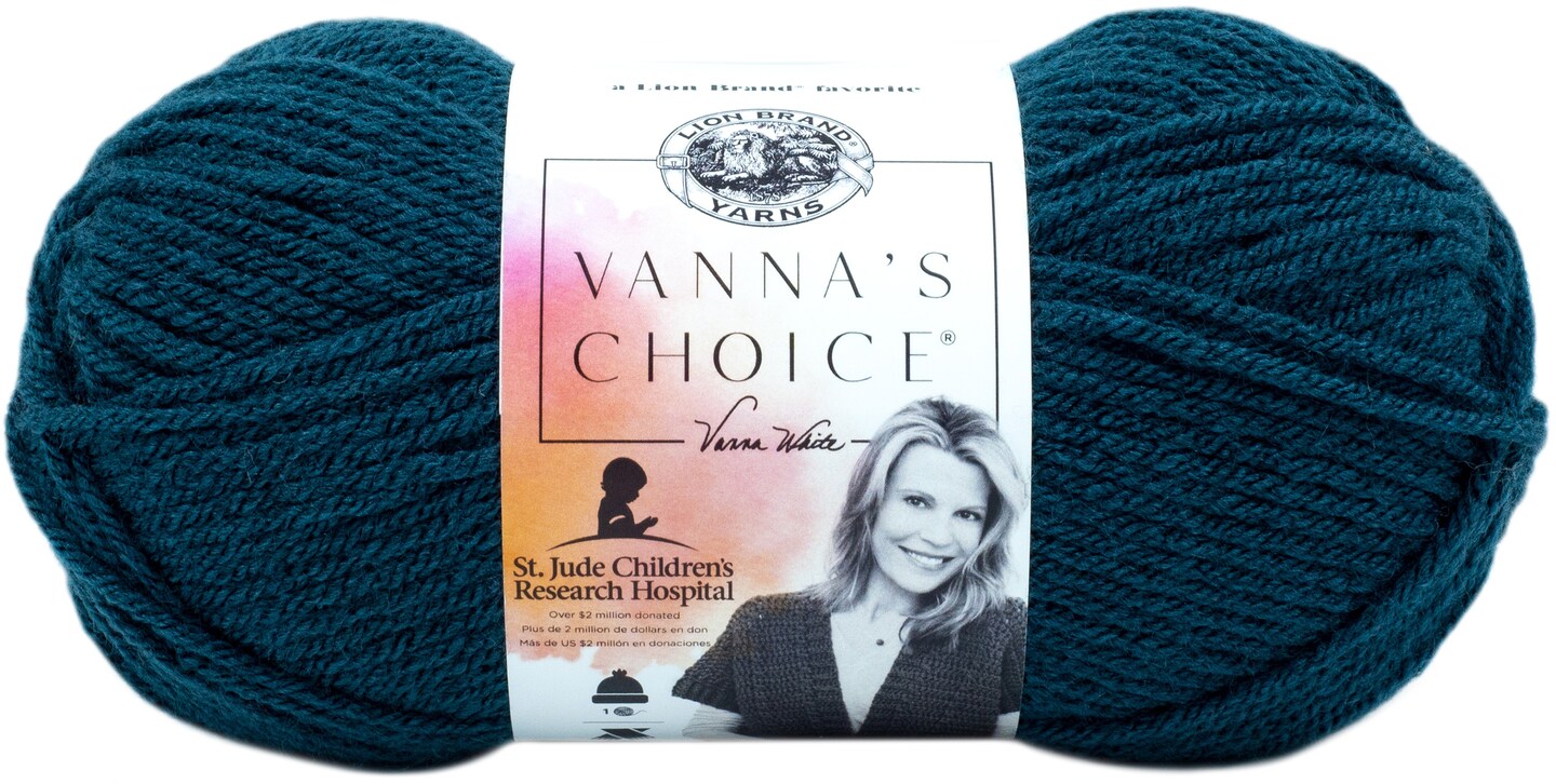 Lion Brand Vanna&#x27;s Choice Yarn-Orion Blue