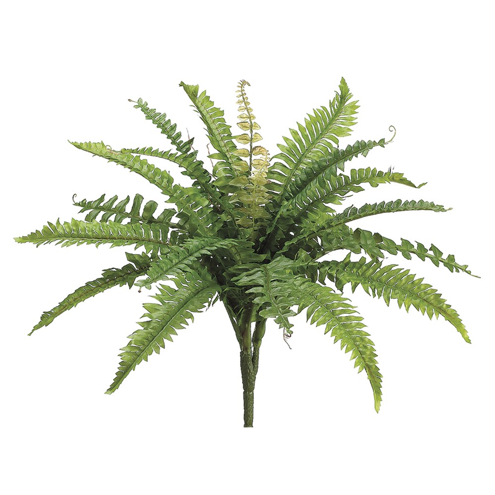 Allstate 16&#x22; Green Boston Fern Artificial Floral Bush