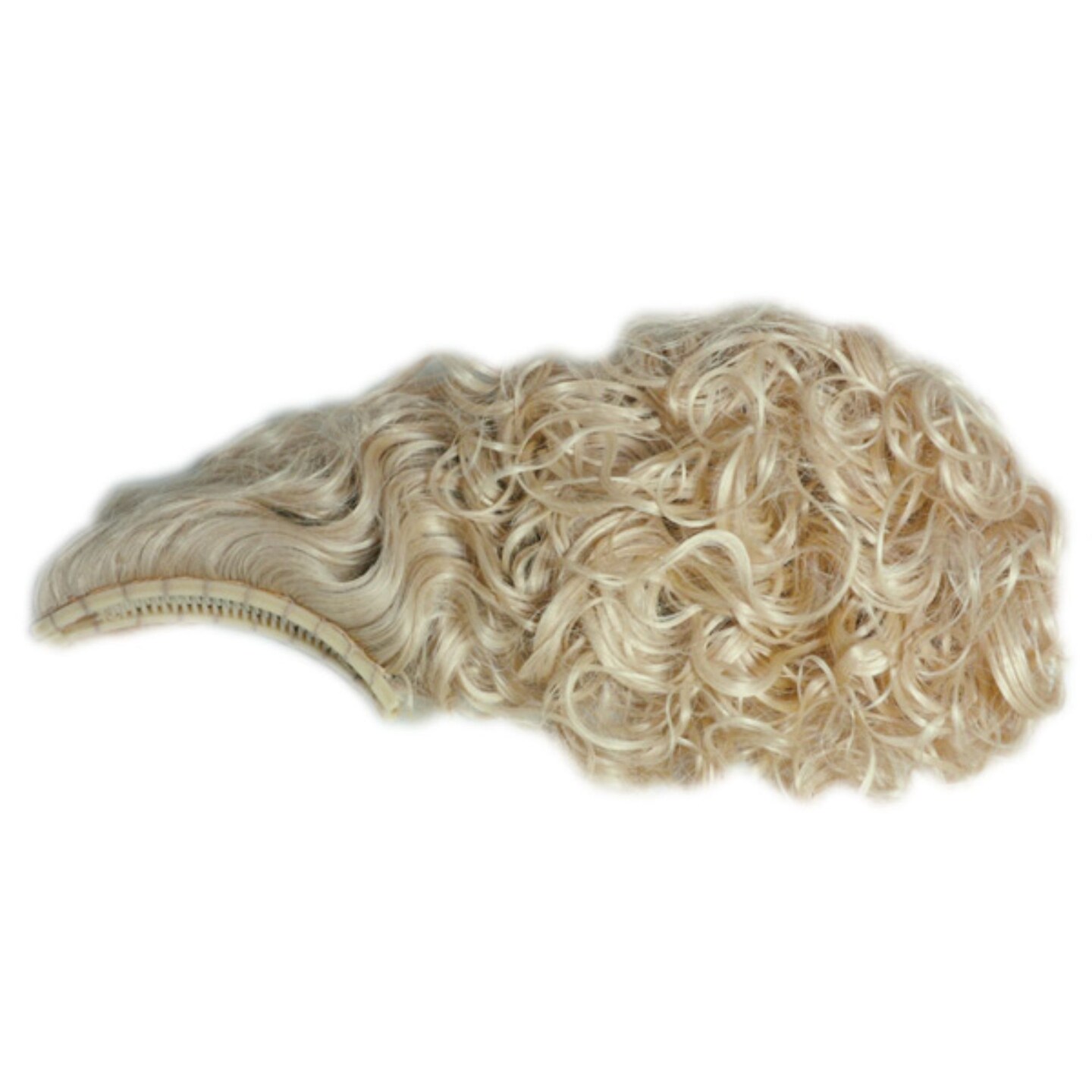The Costume Center Ash Blonde Women Adult Halloween Banana Clip Wig Costume Accessory - One Size