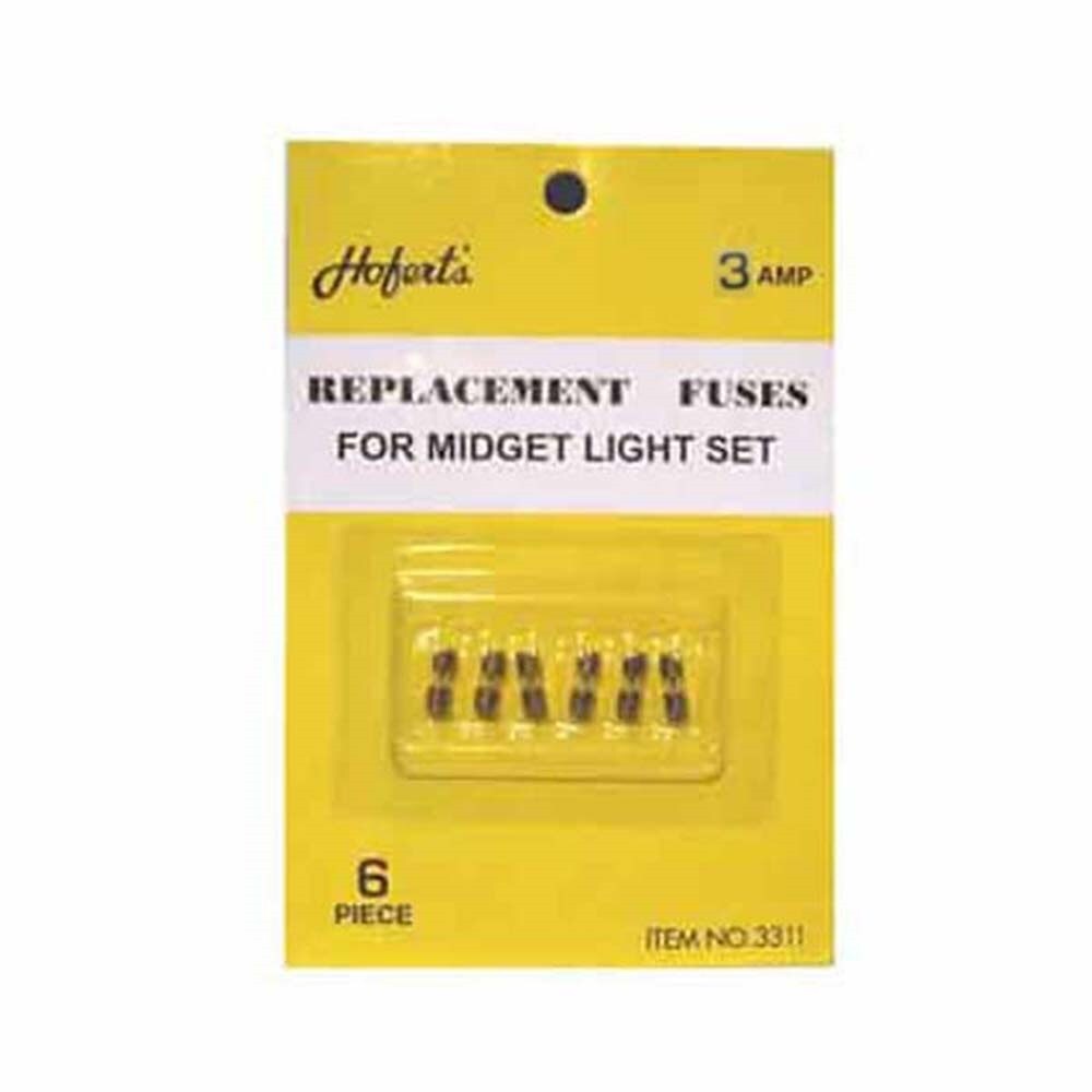 Merry and Light Club Pack of 12 Clear Replacement Fuses for Mini Christmas Lights
