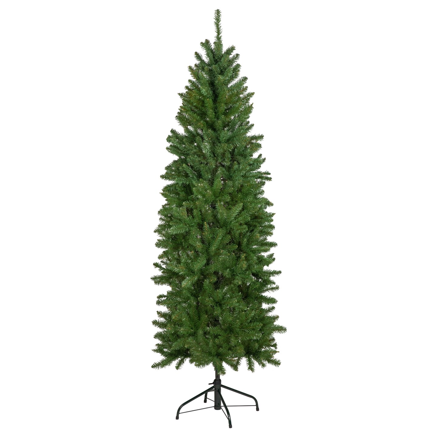 Northlight 7.5&#x27; Unlit Pencil White River Fir Artificial Christmas Tree