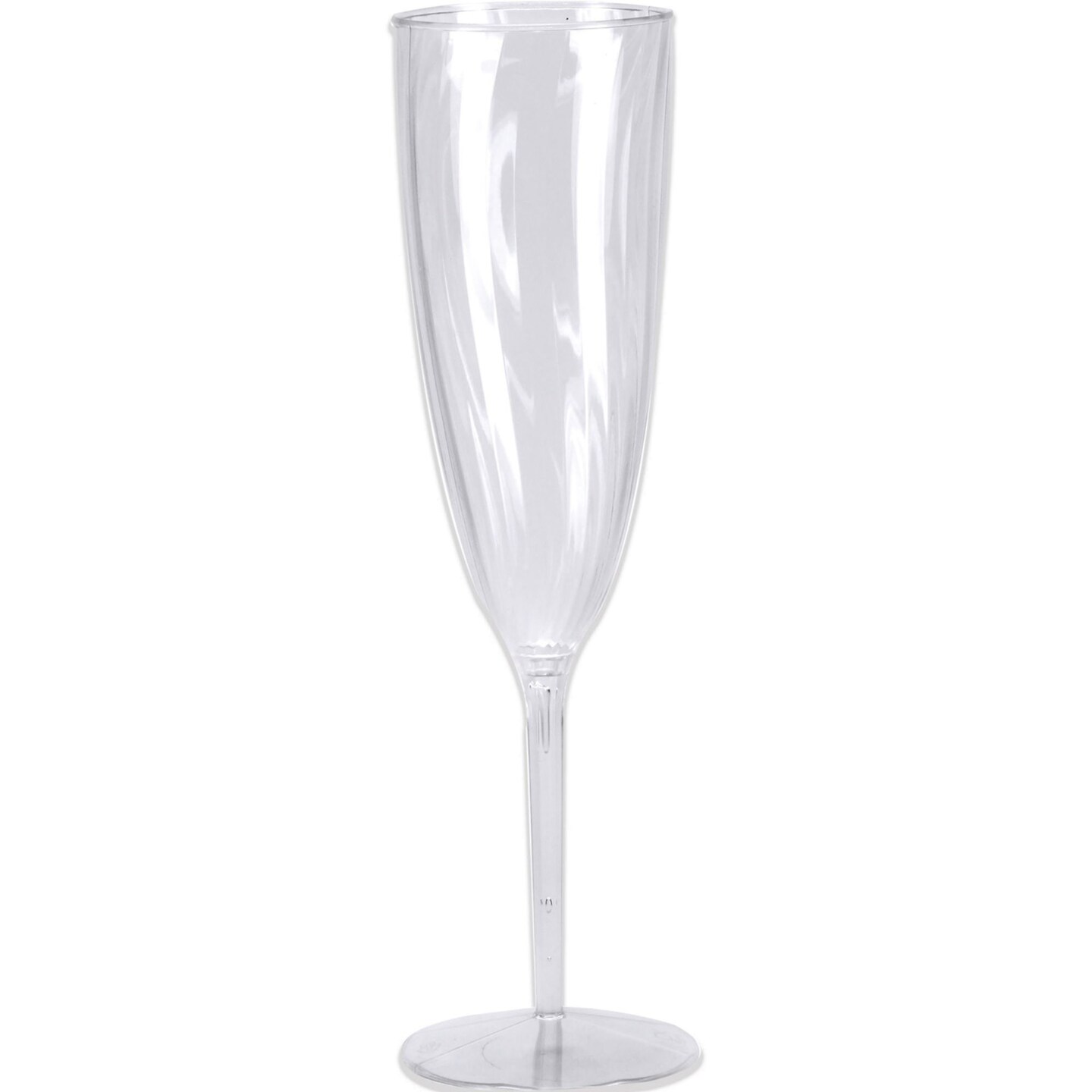 Fluted Disposable Champagne Glasses - 6 oz.