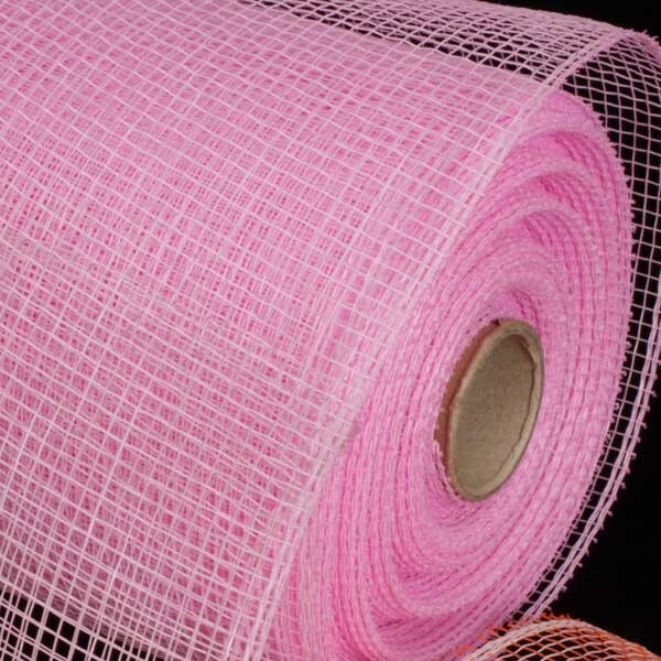 The Ribbon People Pink Decorating Mesh Craft Ribbon 6.5&#x22; x 120 Yards