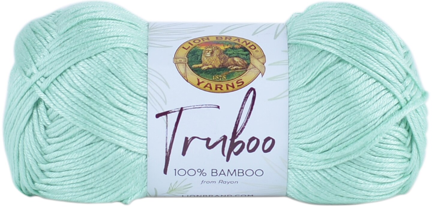 Lion Brand Truboo Yarn-Mint