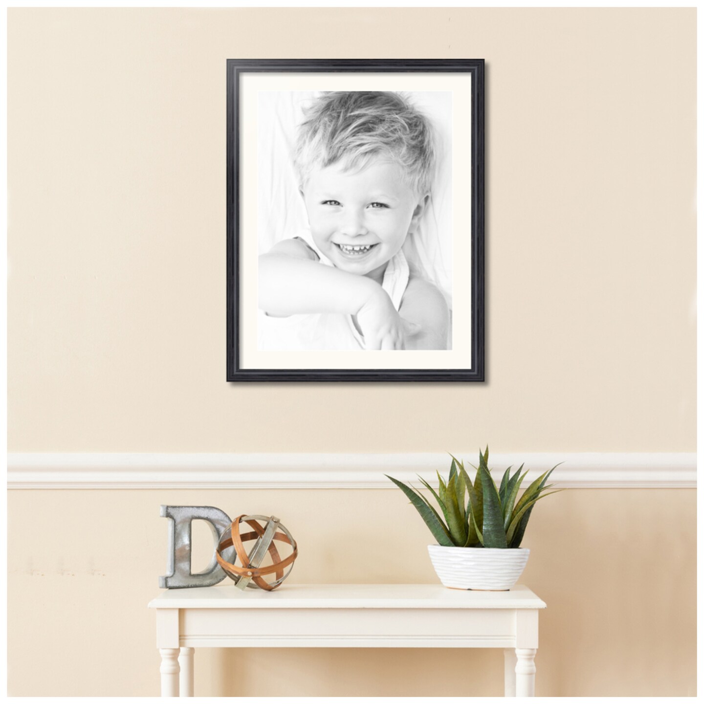 ArtToFrames 22x28&#x22; Matted Picture Frame with 18x24&#x22; Single Mat Photo Opening Framed in 1.25&#x22; Black and 2&#x22; Mat (FWM-4083-22x28)