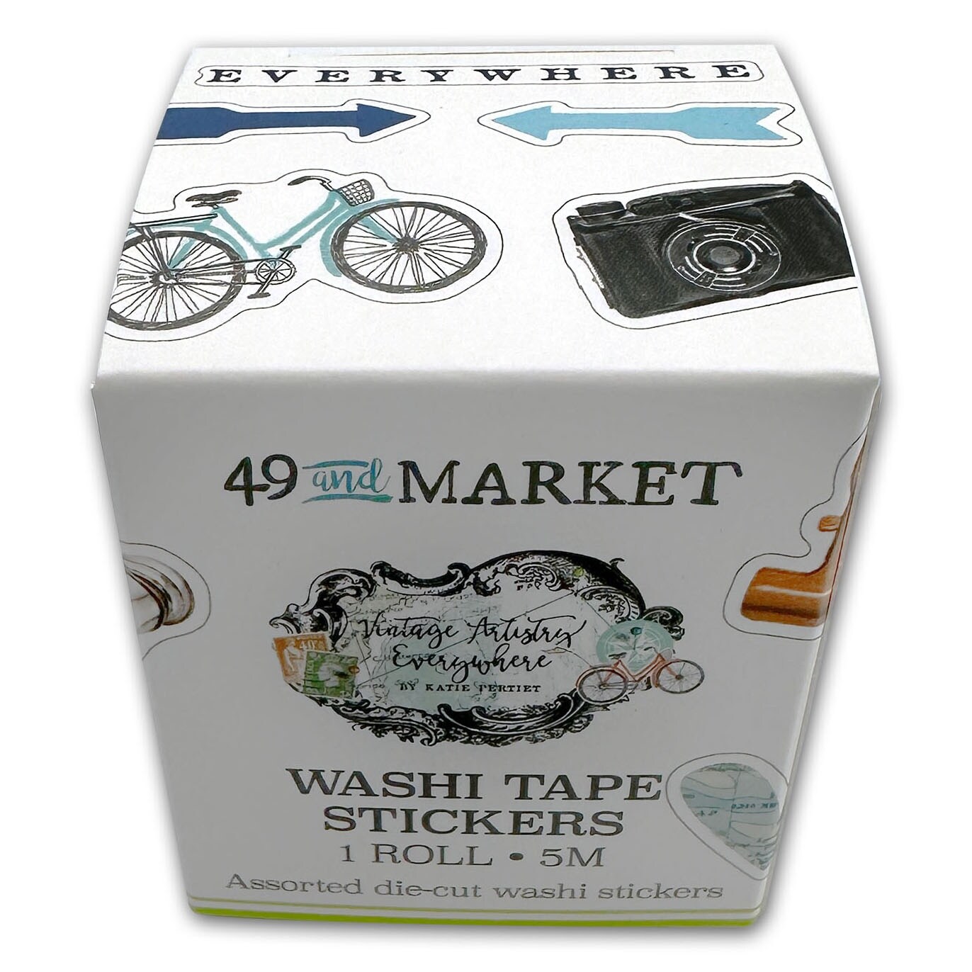 49 And Market Washi Sticker Roll-Vintage Artistry Everywhere