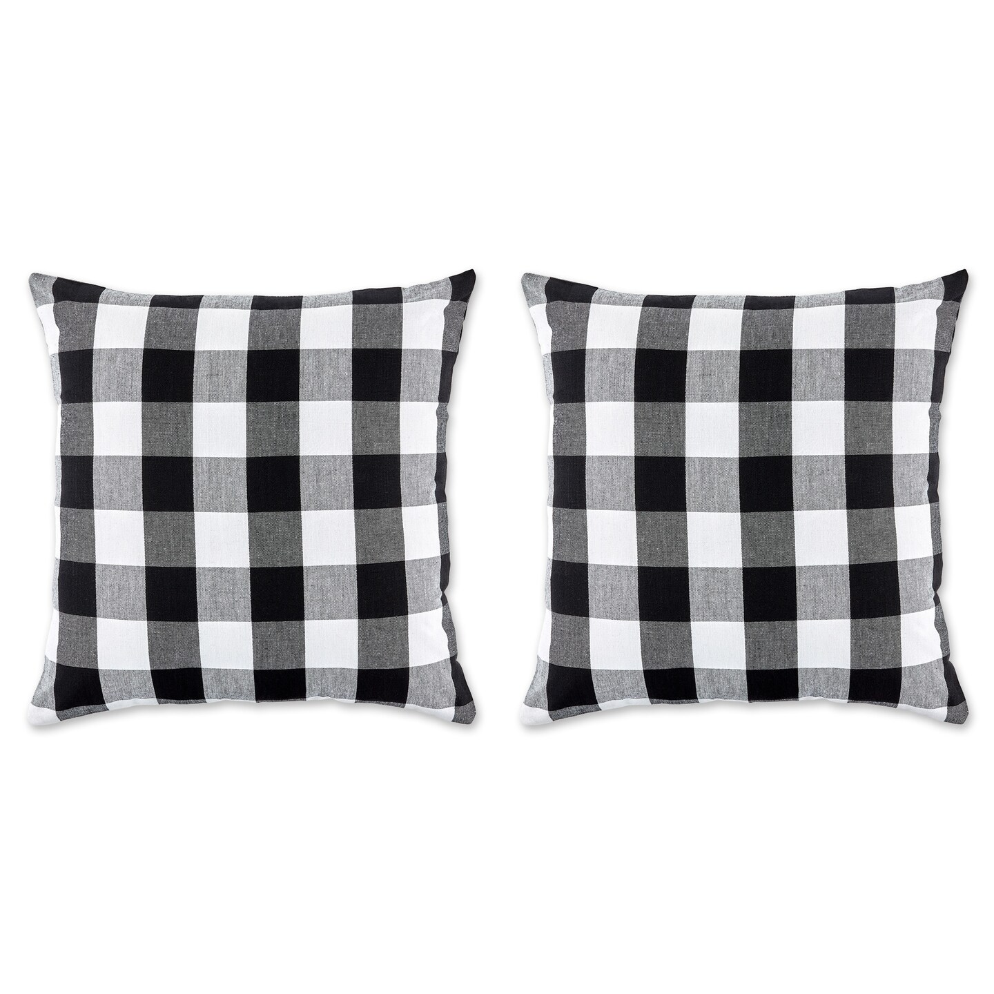 Black buffalo check pillow covers outlet