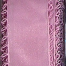 The Ribbon People Dusty Pink Pico Loop Edged Wired Craft Ribbon 1.5