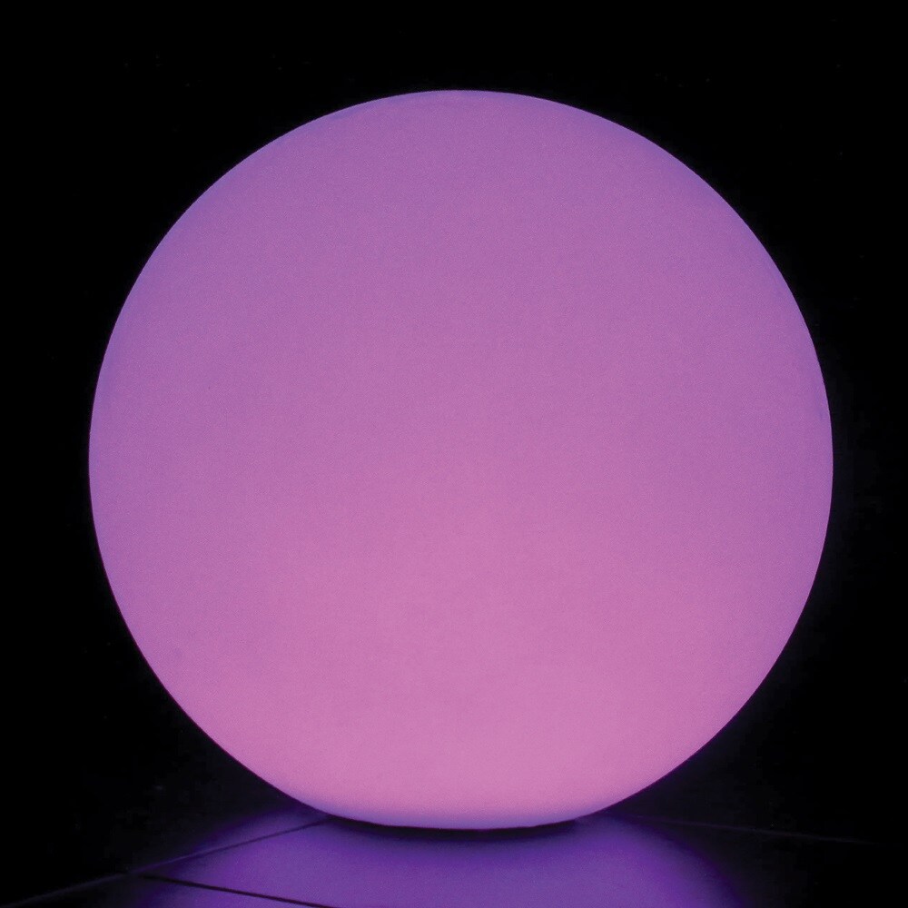 The Pool Supply Shop 13&#x22; Ellipsis Remote Controlled Portable LED Illuminated Color Changing Sphere