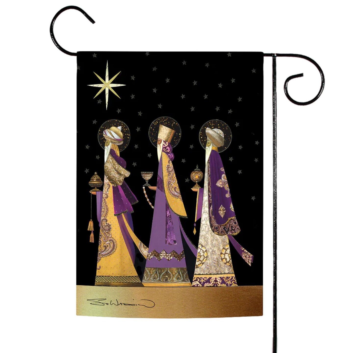 Toland Home Garden Christmas Three Wise Men Outdoor Garden Flag 18&#x22; x 12.5&#x22;