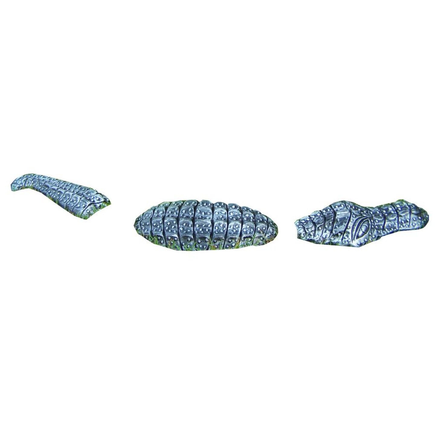 Outdoor Living and Style 46.5&#x22; Pewter Gray Cast Aluminum Garden Gator