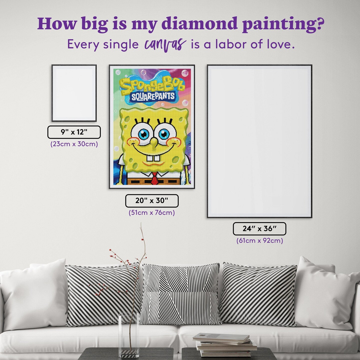 SpongeBob Fish Diamond Painting 