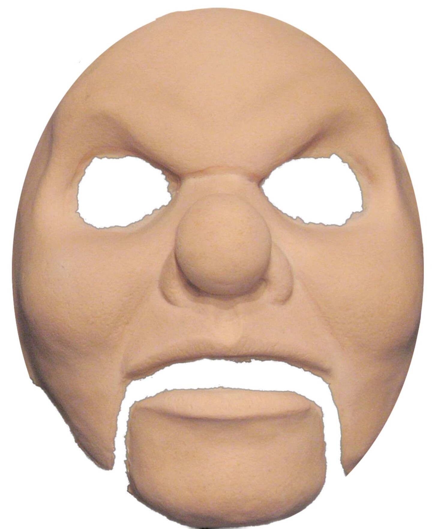The Costume Center Beige Clown Face Men Adult Halloween Mask Costume Accessory