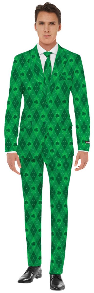 The Costume Center Green Men Adult St. Patrick&#x27;s Day Suit Costume - Medium