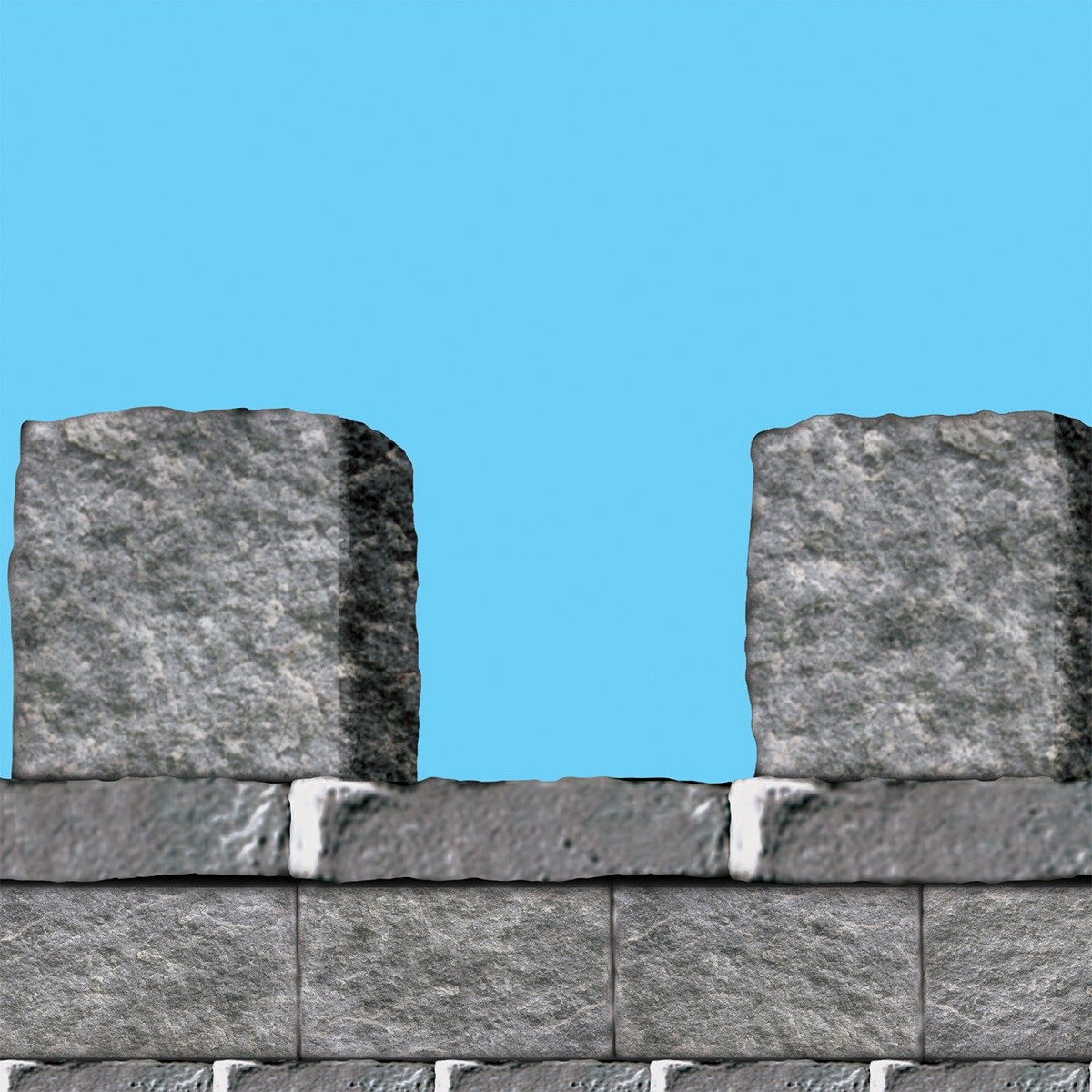 Party Central Pack of 6 Gray Stone Castle Wall Photo Backdrop Decor 30&#x27;