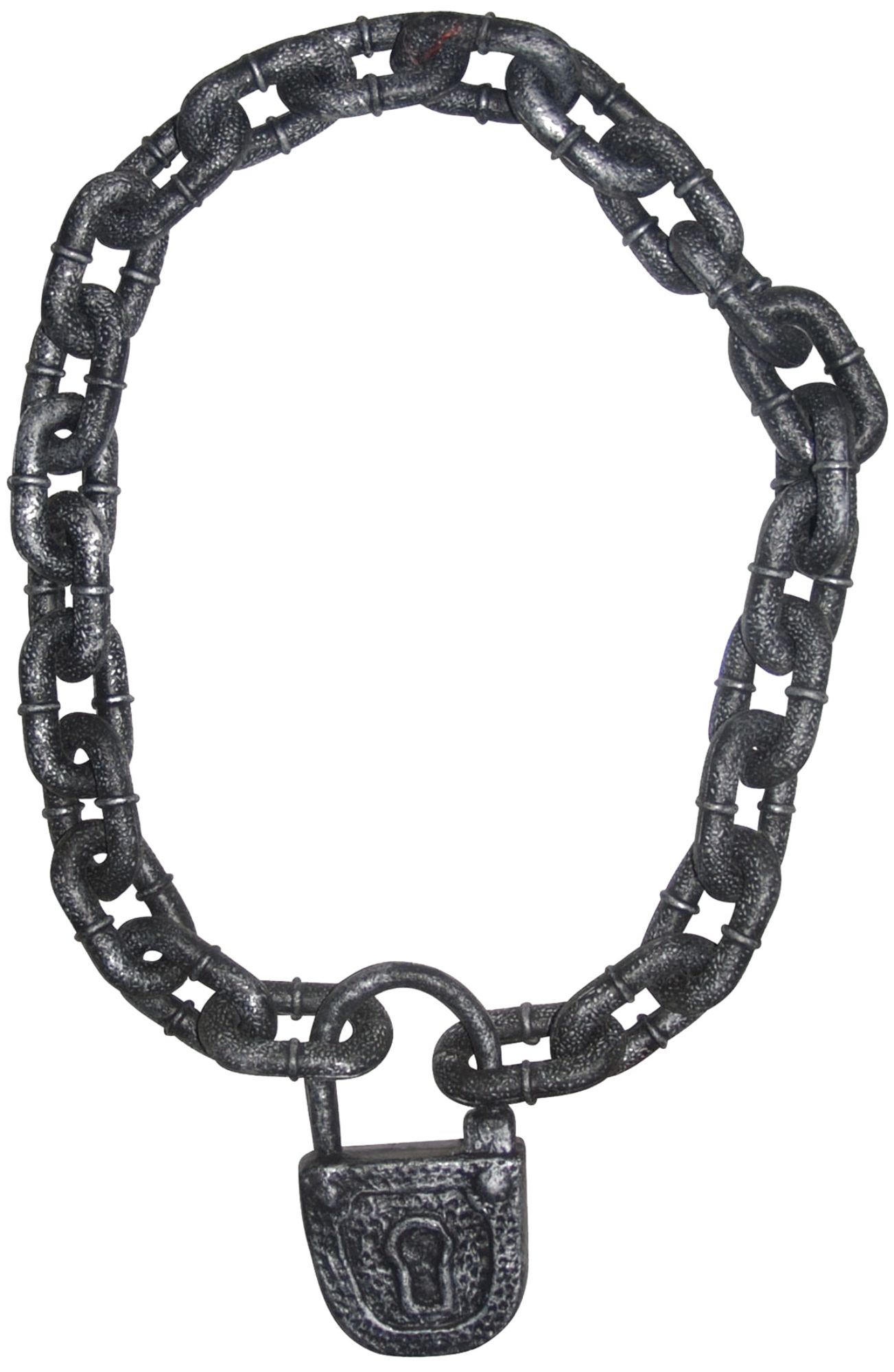 The Costume Center 37&#x22; Black Chain with Lock Unisex Adult Halloween Costume Accessory