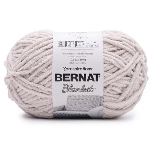 Bernat blanket yarn white hotsell