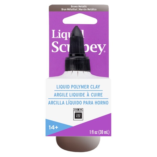 Sculpey Liquid 1oz-Brown Metallic