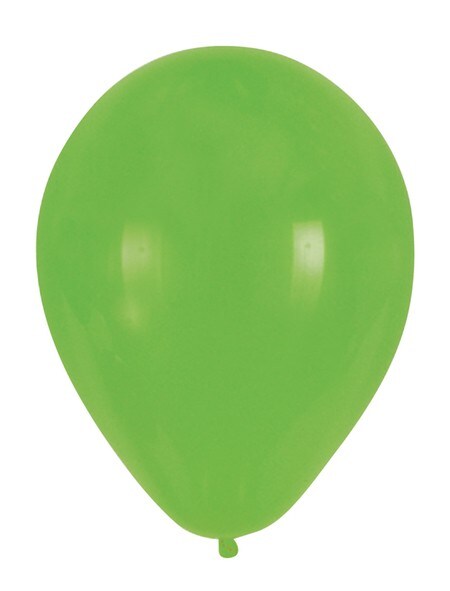 Party Central Club Pack of 180 Fresh Lime Latex Party Balloons 12&#x22;