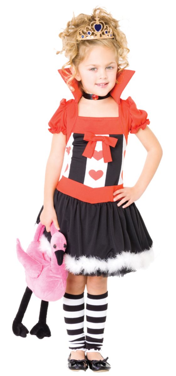 The Costume Center Red and White Queen Girl Child Halloween Costume - Small