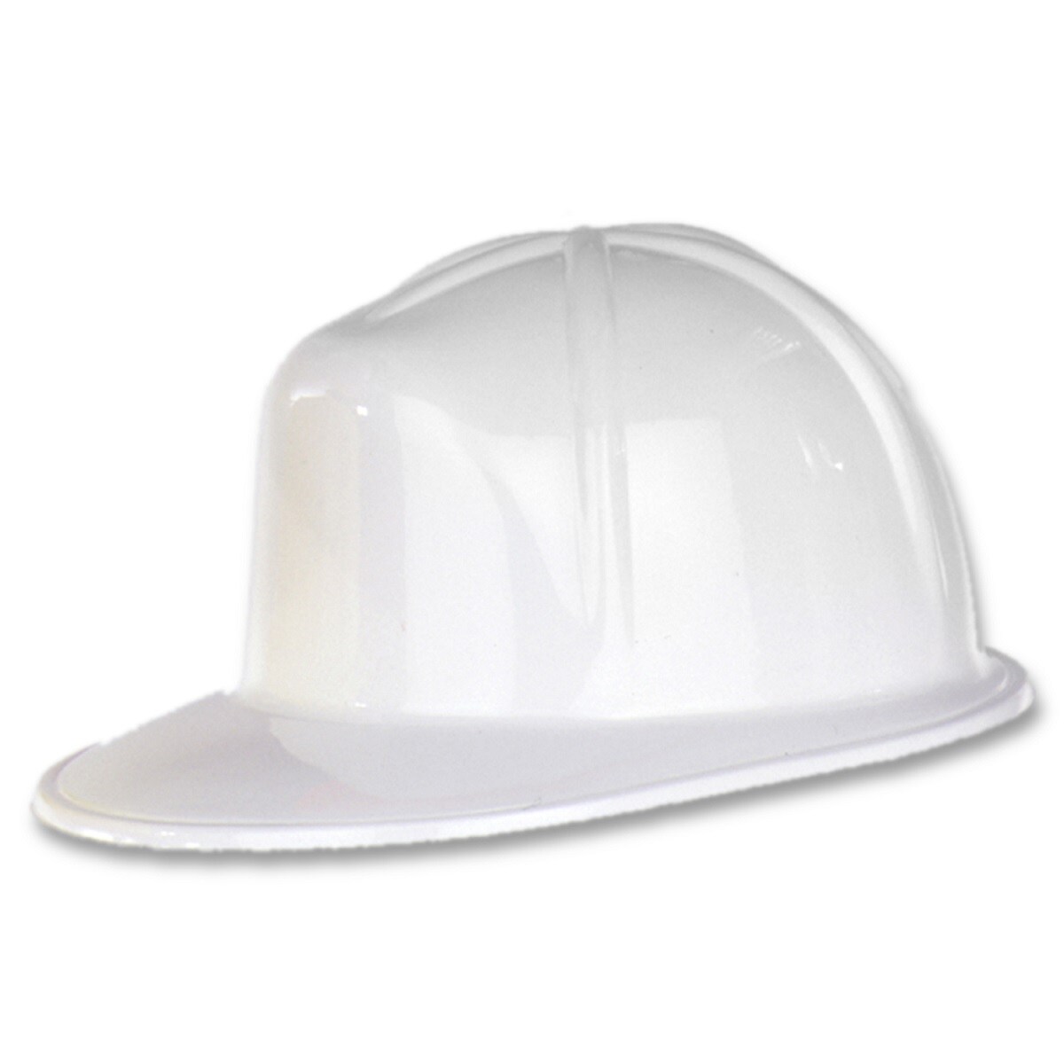 Beistle Club Pack of 48 White Plastic Construction Helmet Costume Accessory
