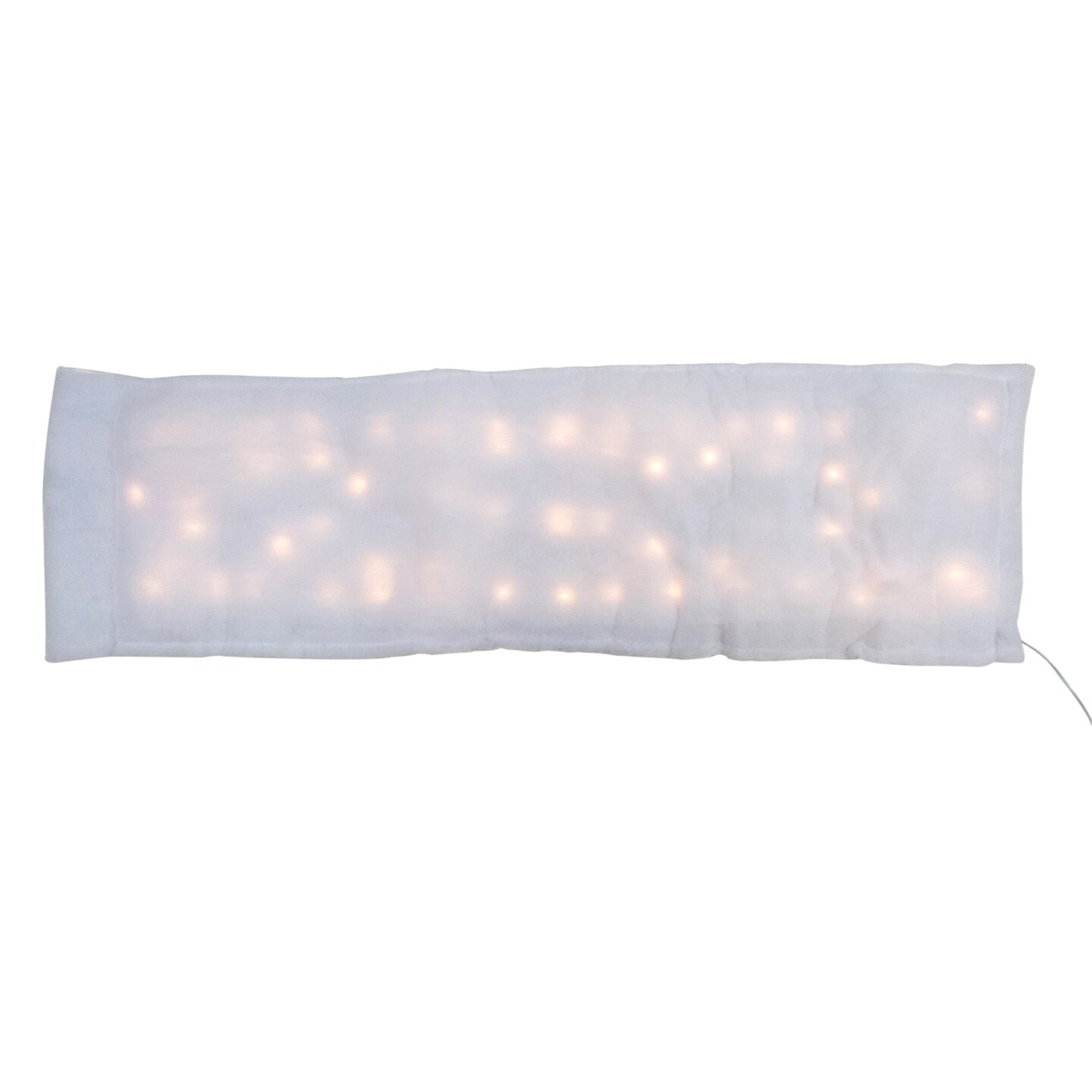 Northlight 60-Inch LED Lighted Christmas Snow Blanket - Warm White Lights