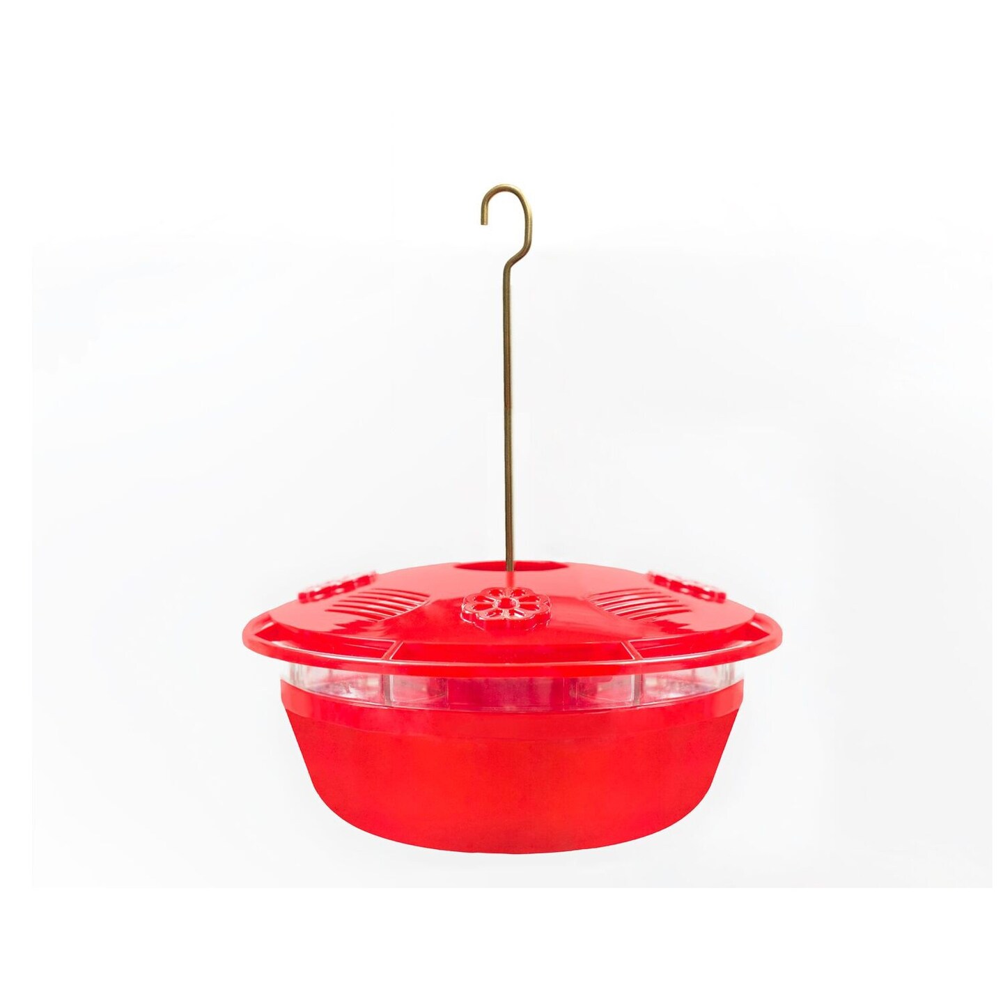GC Home &#x26; Garden 8.5&#x22; Red Humm-Yumm 2 in 1 Hummingbird Protein and Nectar Feeder