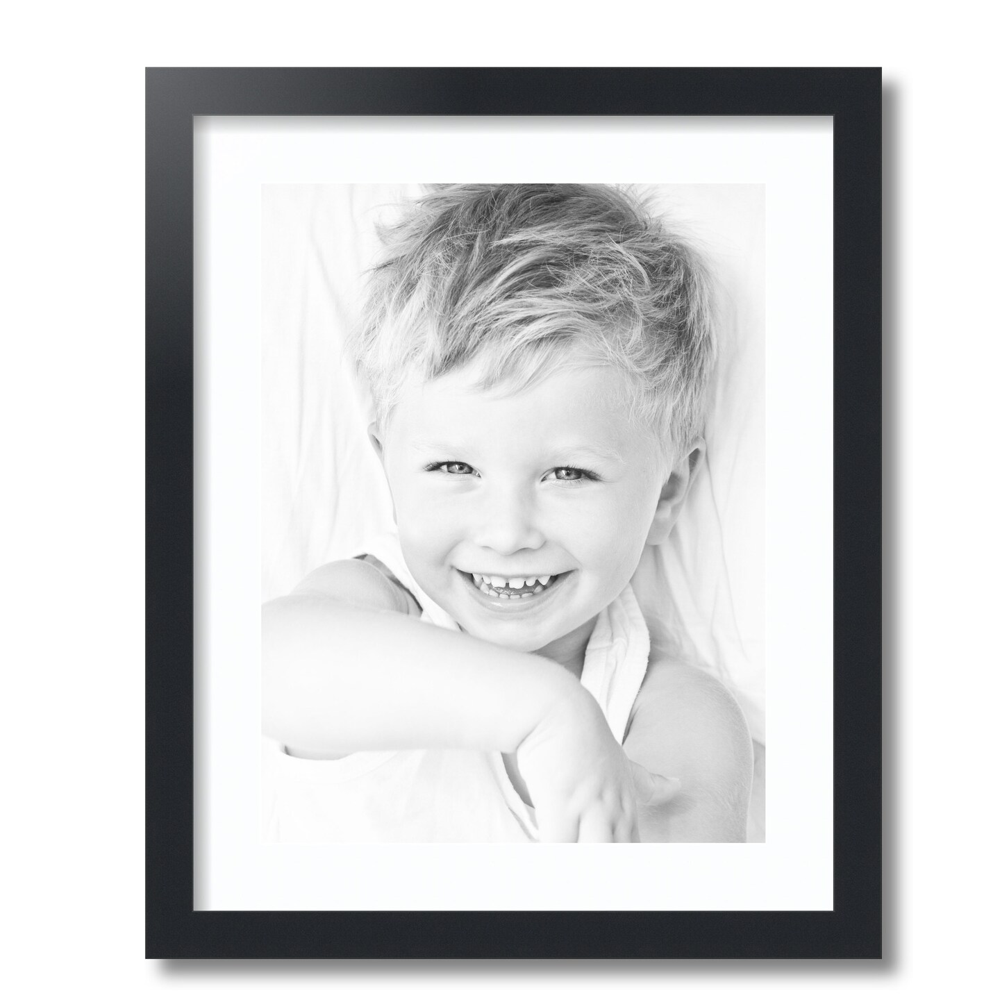 ArtToFrames 17x21&#x22; Matted Picture Frame with 13x17&#x22; Single Mat Photo Opening Framed in 1.25&#x22; Black and 2&#x22; Mat (FWM-3926-17x21)