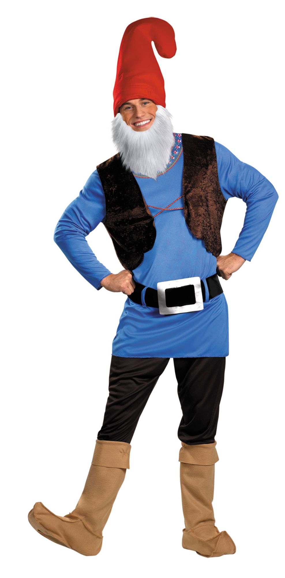 The Costume Center Black and Blue Papa Gnome Men Adult Halloween Costume XL