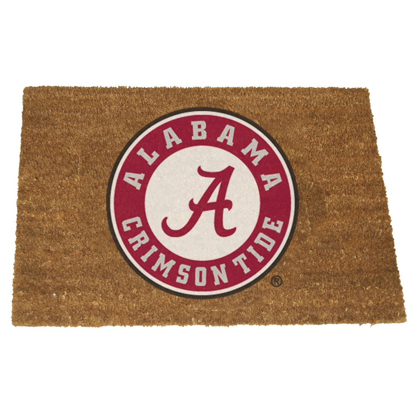 Memory Company NCAA Alabama Crimson Tide Rectangular Coir Door Mat 29.5" x 19.5"