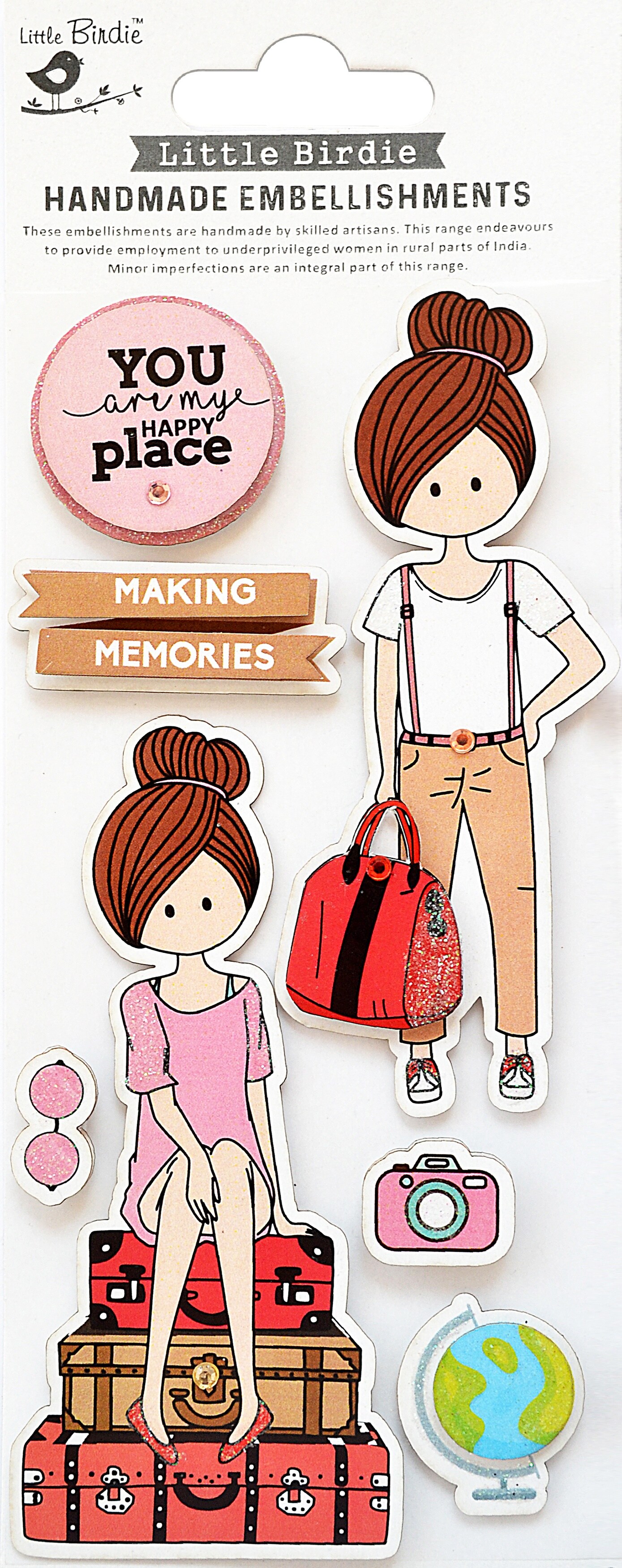Little Birdie Sticker Embellishment 7/Pkg-Making Memories
