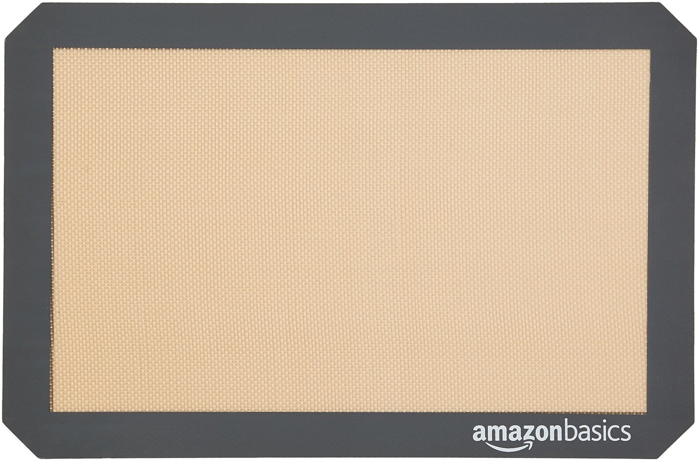 Silicone, Non-Stick, Food Safe Baking Mat, Pack of 3, Beige/Gray, Rectangular, 16.5" x 11.62"