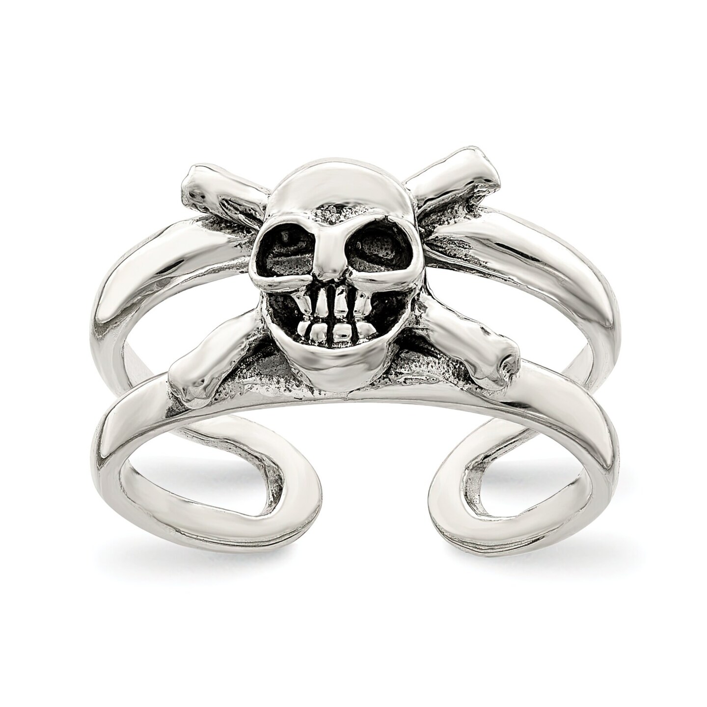 Sterling Silver Skull Toe Ring Michaels