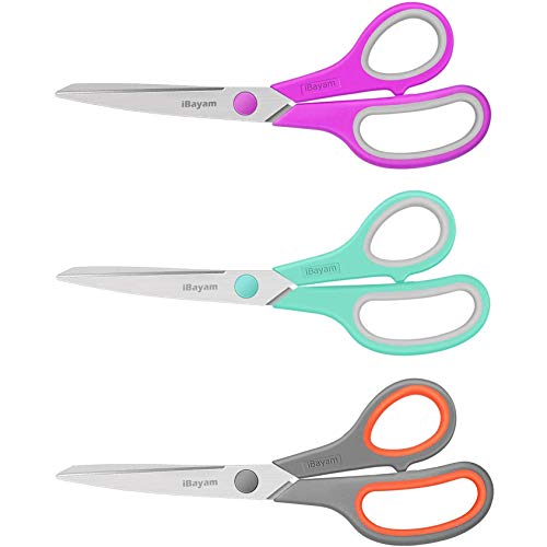 8 Multipurpose Scissor, Stainless Steel Sharp Scissors for Office