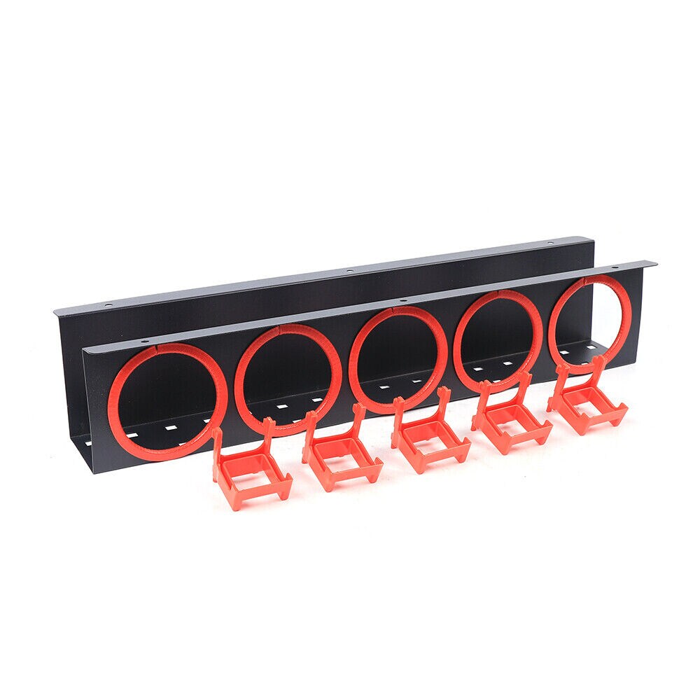 Kitcheniva 5-Hole Wall-mount Spray Bottle Storage Rack Organizer