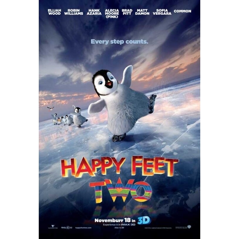 Pop Culture Graphics Happy Feet 2 in 3D Movie Poster Print (27 x 40) - Item  MOVIB03584