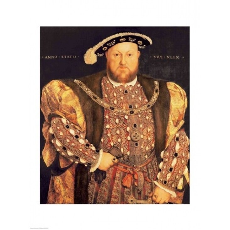 Posterazzi Portrait of Henry VIII Poster Print by Hans Holbein