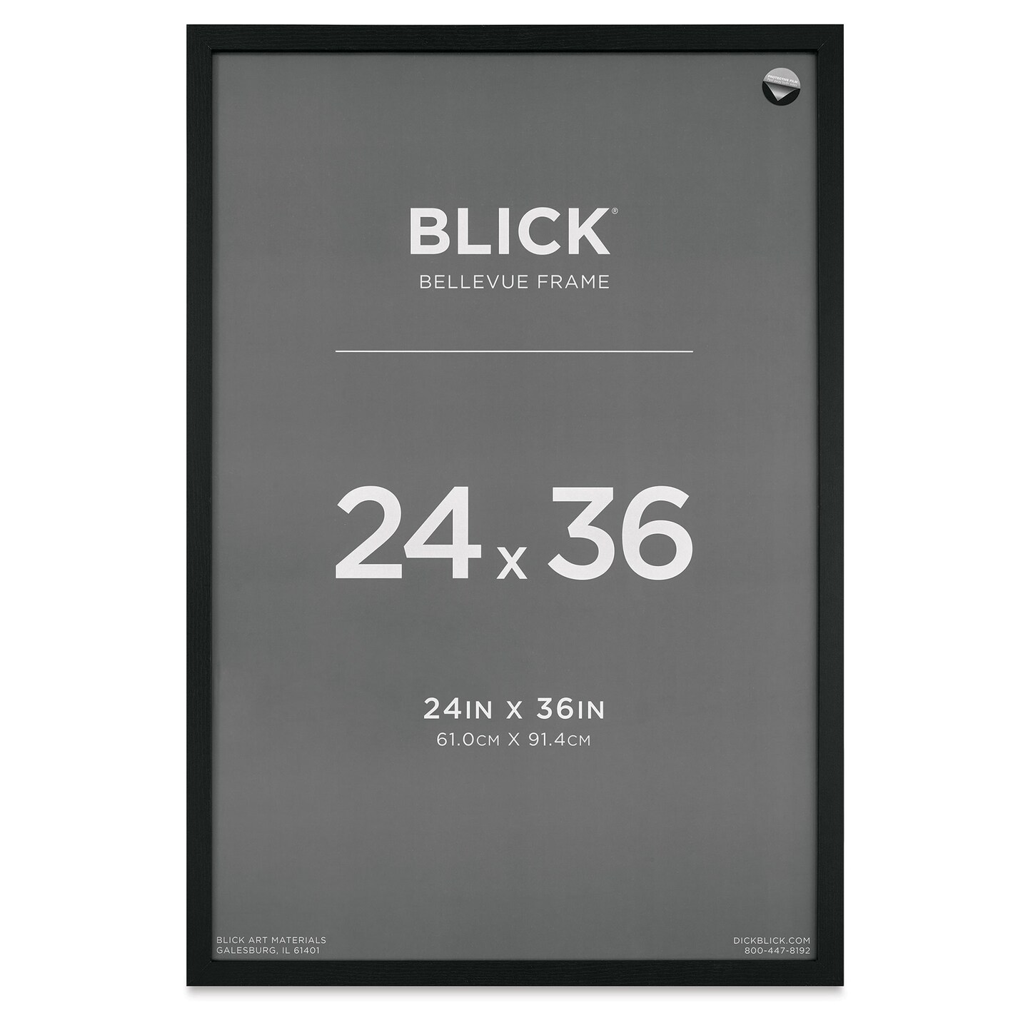 Blick Bellevue Frame - Black Woodgrain, 24&#x22; x 36&#x22;