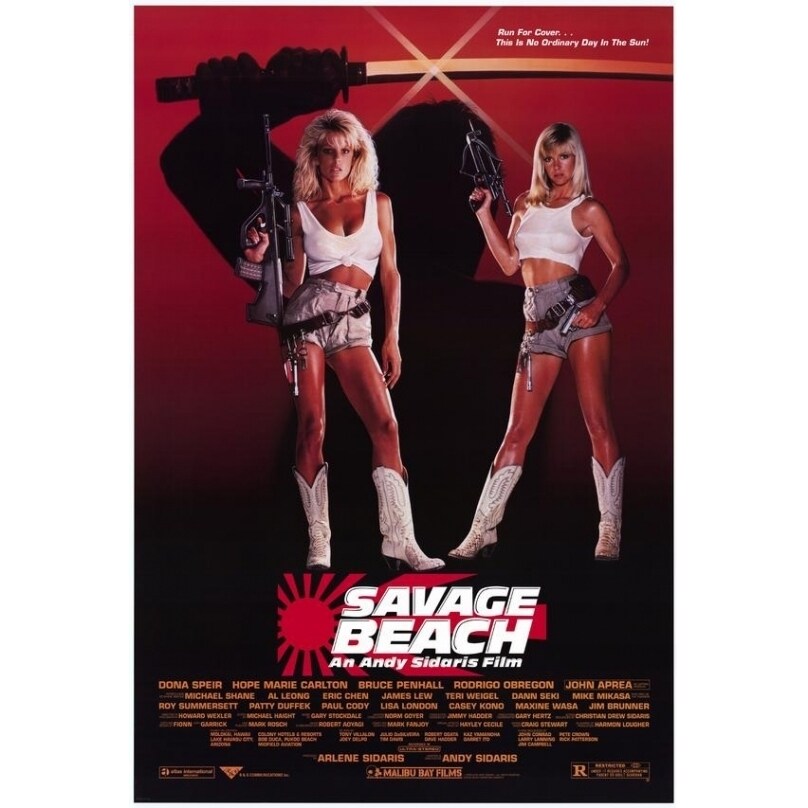 Pop Culture Graphics Savage Beach Movie Poster Print (27 x 40) - Item  MOVEH5622