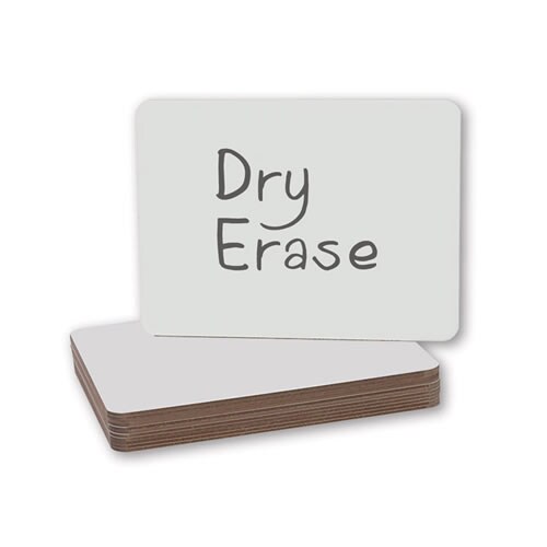 Flipside Products Classroom Dry Erase Boards - Set of 12