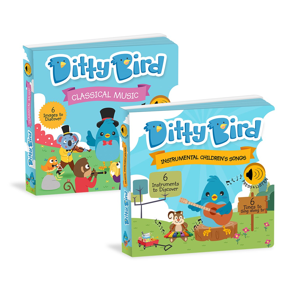 Ditty Bird Ditty Bird Instrumental and Classical Song Books - Set of 2