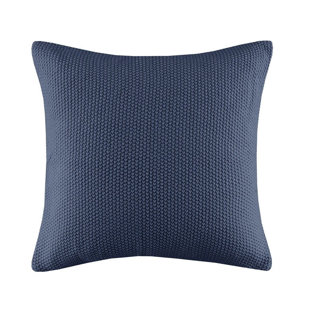 Gracie Mills   Lessie Solid Knit Square Pillow Cover - GRACE-6478