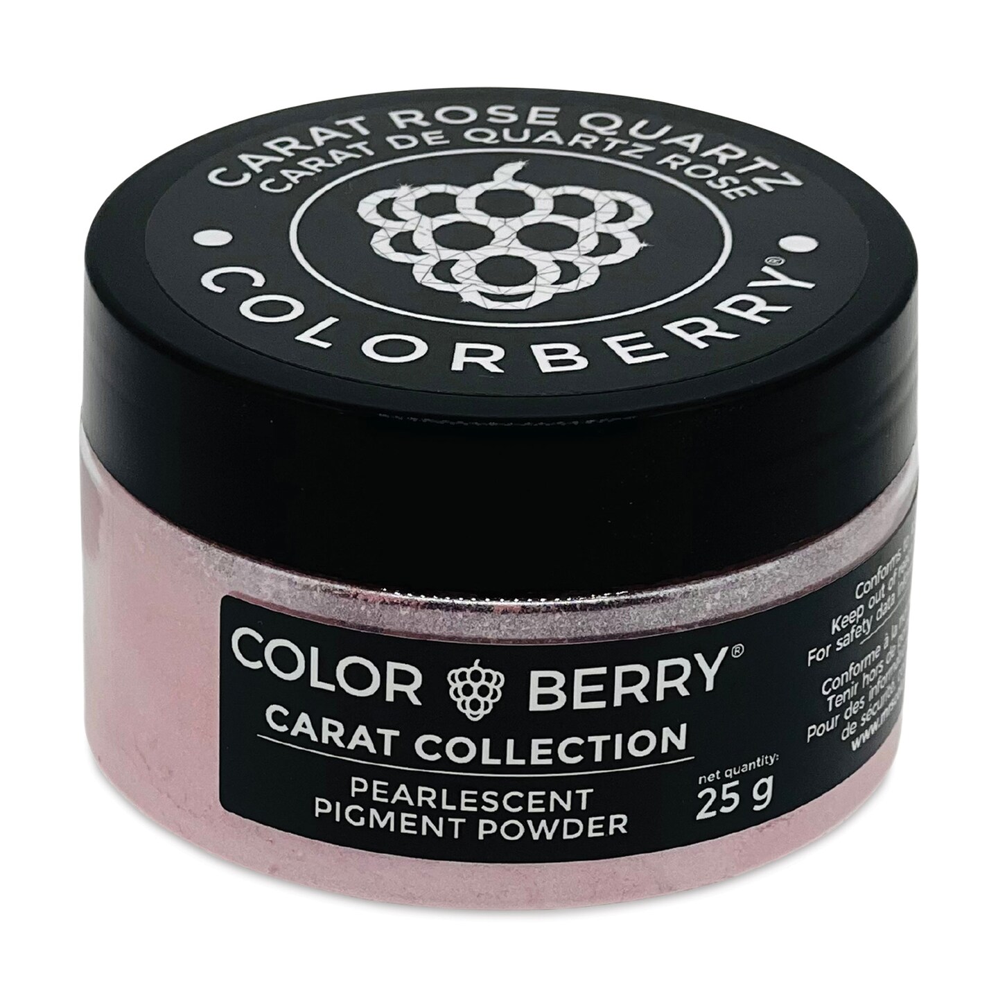 Colorberry Carat Collection Dry Resin Pigment - Rose Quartz, 25 g, Jar